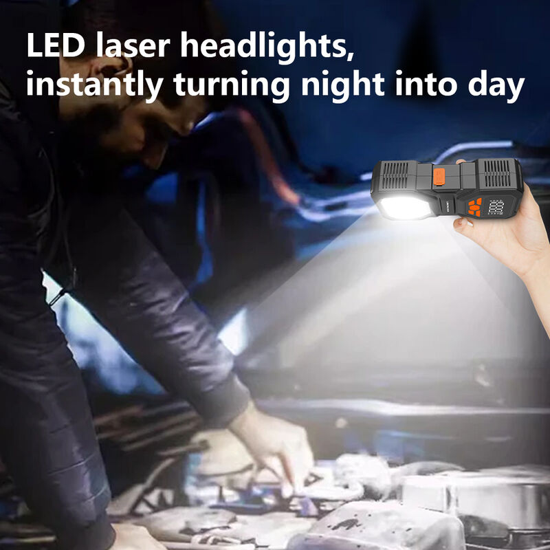 Multifunctional 4 In 1 Car Jump Starter Pack 1200A Portable Jump Starter Pack QC3.0 Fast Charging