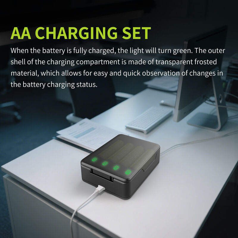 3400mWh AA Baterai isi ulang 1.5V AA Baterai Lithium isi ulang dengan 1000 siklus hidup