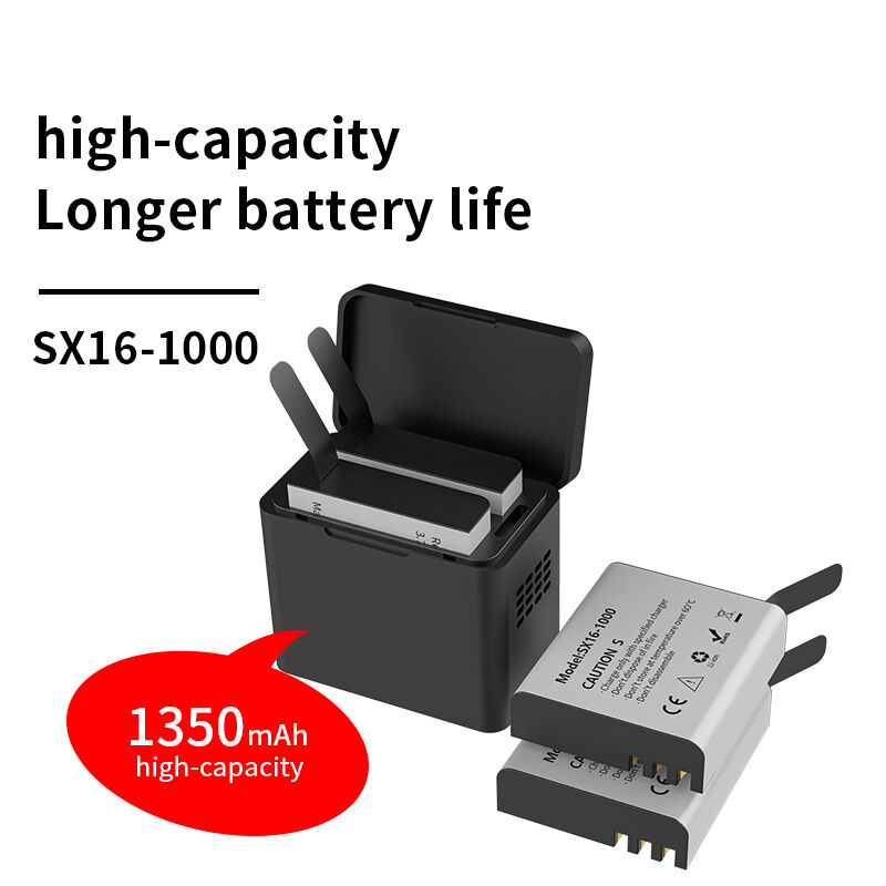 1350mAh 500 Cycles 3.7 Volt Camera Battery Semi Solid State For SJ6000 And SJ5000 Action Cameras