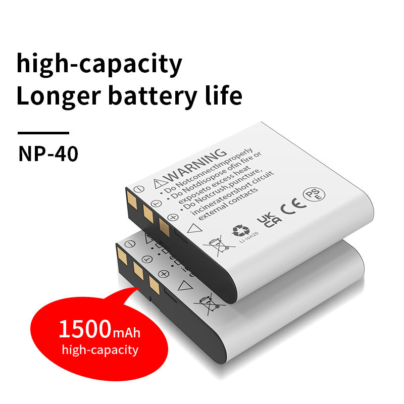 デジタルカメラ用NP40 1500mAhリチウムイオンバッテリー 半固体状態およびLiNiMnCoO2カソード