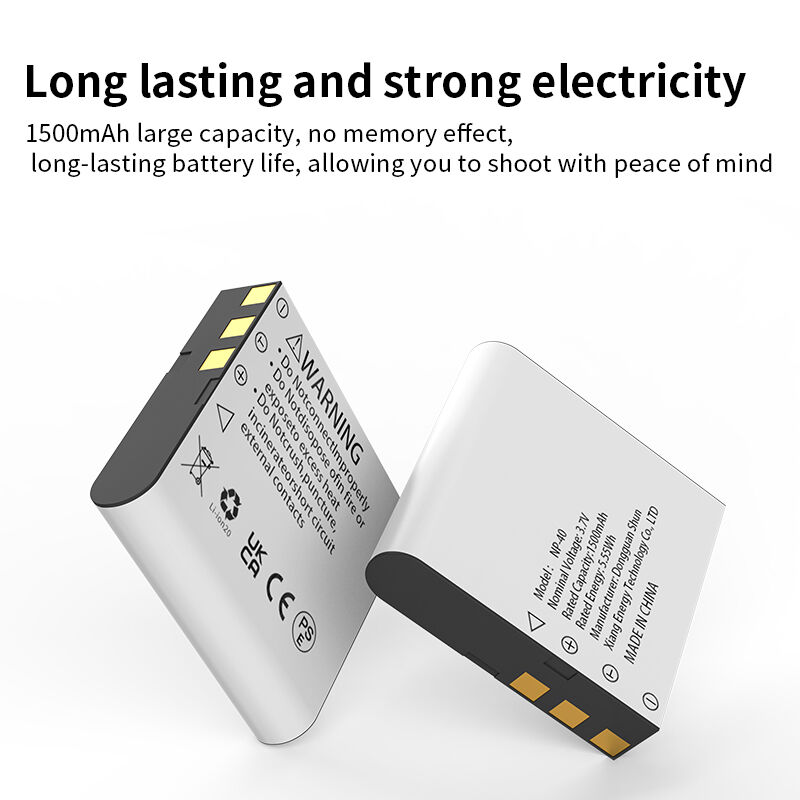 デジタルカメラ用NP40 1500mAhリチウムイオンバッテリー 半固体状態およびLiNiMnCoO2カソード