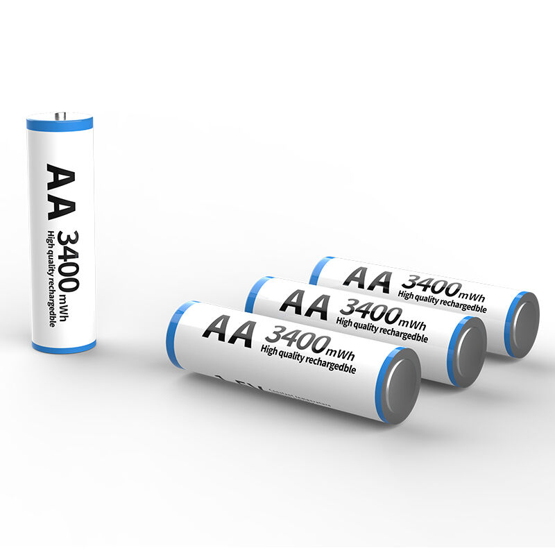 3400mWh AA Rechargeable Battery 1.5V Constant Voltage For Game Controllers And Consumer Electronics