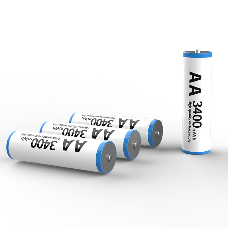 3400mWh AA Rechargeable Battery 1.5V Constant Voltage For Game Controllers And Consumer Electronics