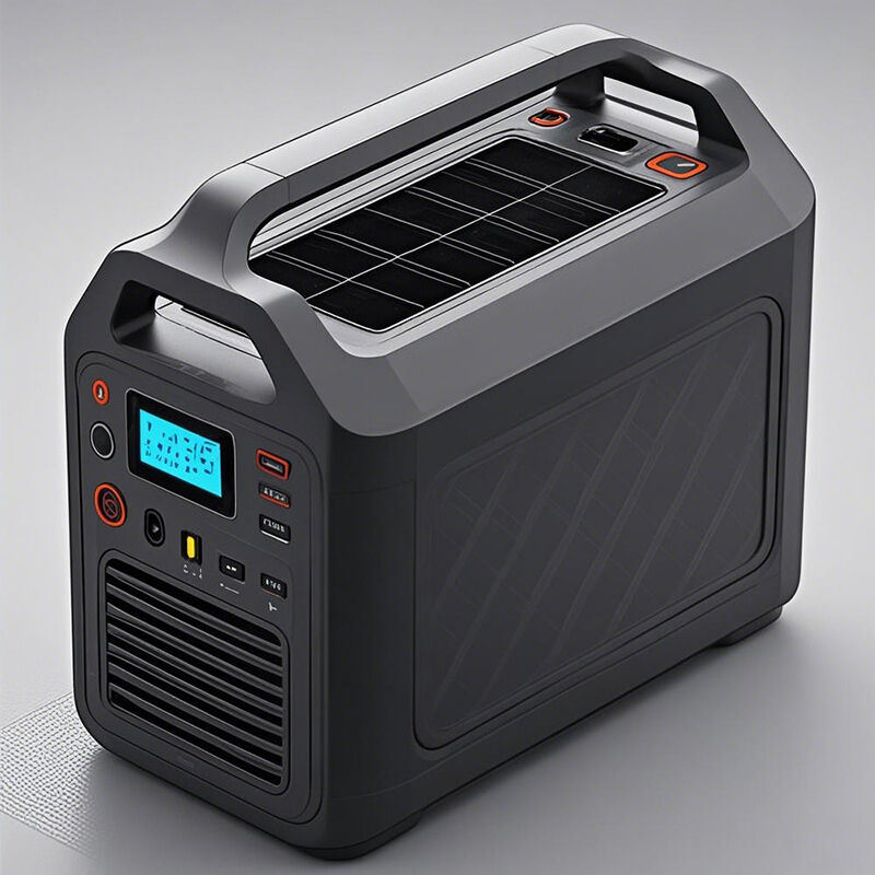 Générateur d'énergie solaire portable 220V 50Hz avec batterie, recharge sans fil, sortie AC et ports USB