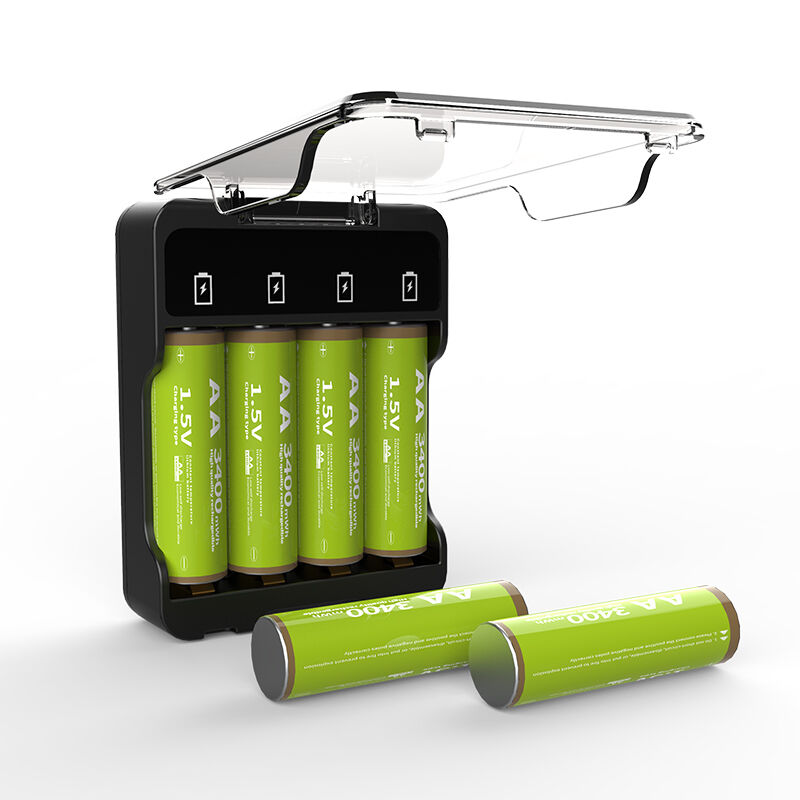 সিলিন্ড্রিকাল ১.৫V AA রিচার্জেবল ব্যাটারি এয়ার কন্ডিশনার টিভি রিমোট কন্ট্রোলের জন্য