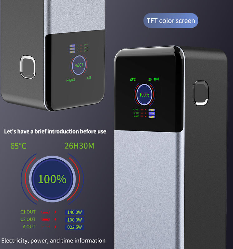 Customizable 27000mAh Power Bank Fast Charging Portable Charger With USB C 3 Port And PD 3.1