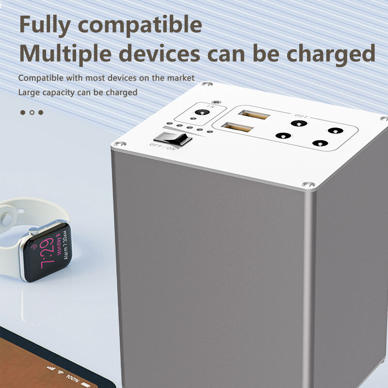 220V 50Hz Power Bank Charger AC Output 76.8Wh Capacity 10W For Emergency Backup