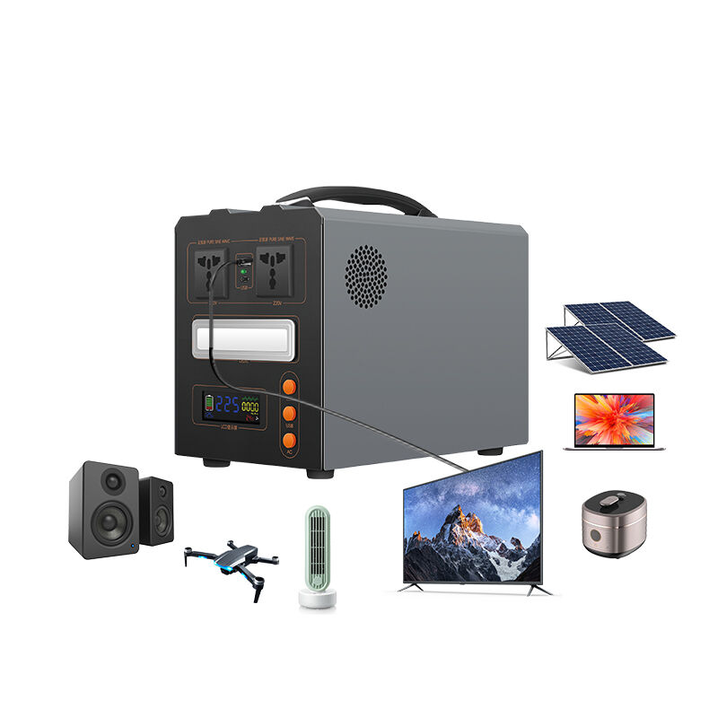 ایستگاه برق حمل و نقل 600W در فضای باز باتری لیتیوم یون برق اضطراری کمپینگ