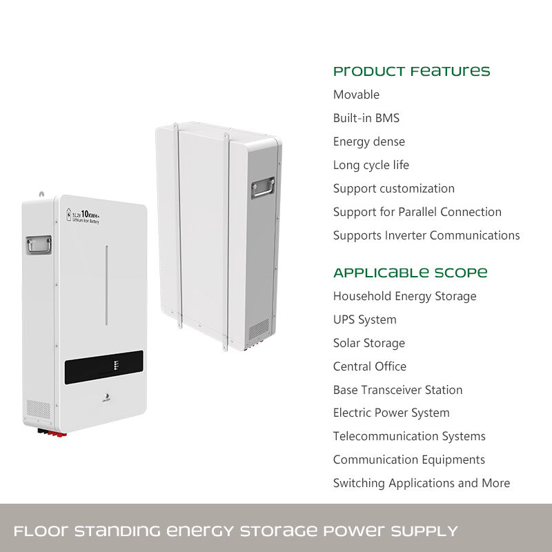 51.2V 5kW Home Energy Storage System IP54 Solar Hybrid Residential Battery Storage