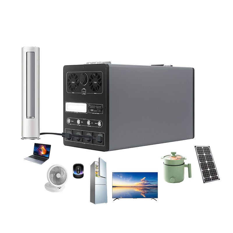 Trạm phát điện năng lượng mặt trời di động công suất đỉnh 6000W cho tình huống khẩn cấp ngoài trời