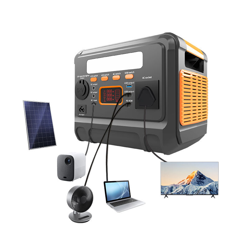 220V 출구 1200W 전력 발전소 캠핑 및 야외 레크리에이션용 시가르 연화기