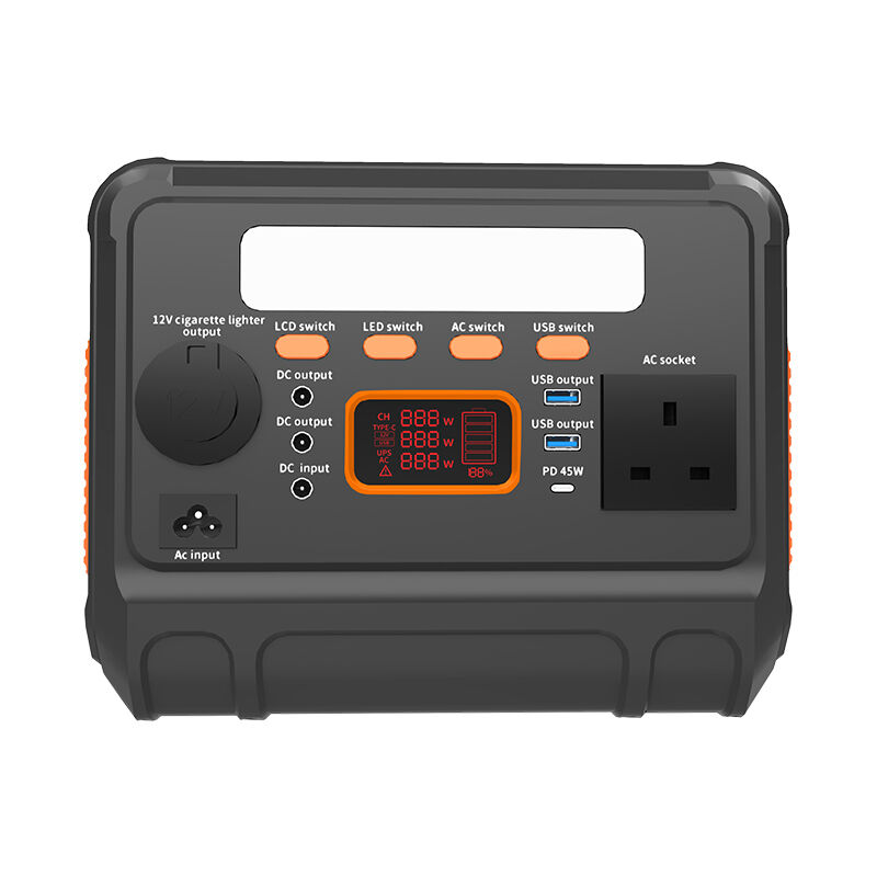 220V 출구 1200W 전력 발전소 캠핑 및 야외 레크리에이션용 시가르 연화기