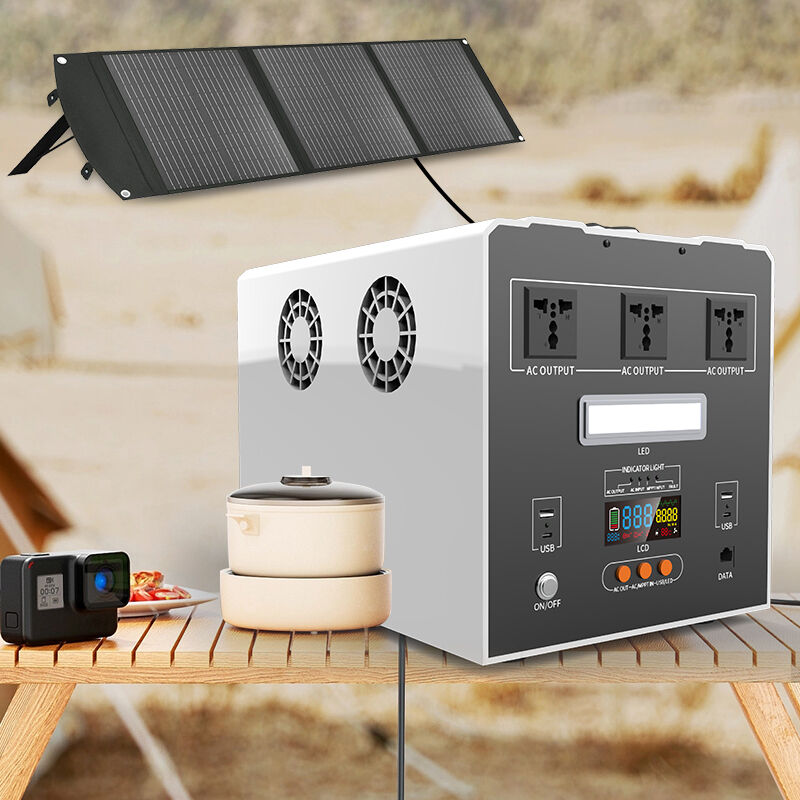 2500W Portable Battery Powered Generator Off Grid For Outdoor Camping