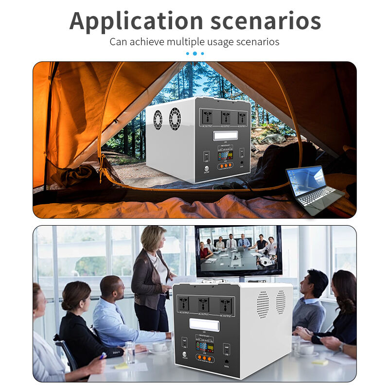 2500W Portable Battery Powered Generator Off Grid For Outdoor Camping