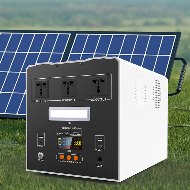 2500W Portable Battery Powered Generator Off Grid For Outdoor Camping