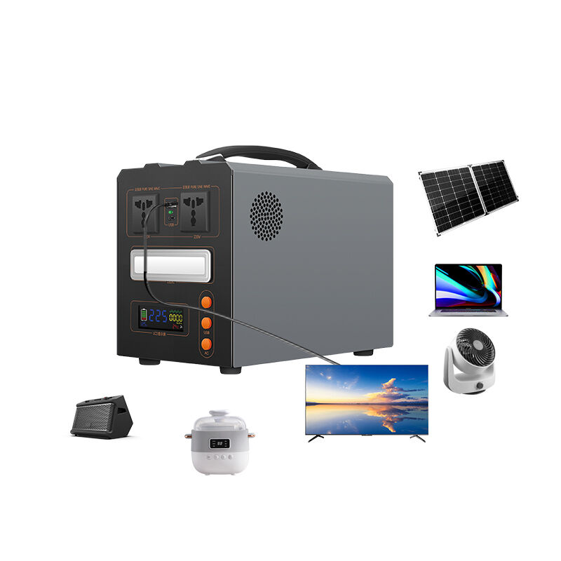 Lithium Ion 600W Portable Power Station Portable Battery Generator For Outdoor Solar Backup