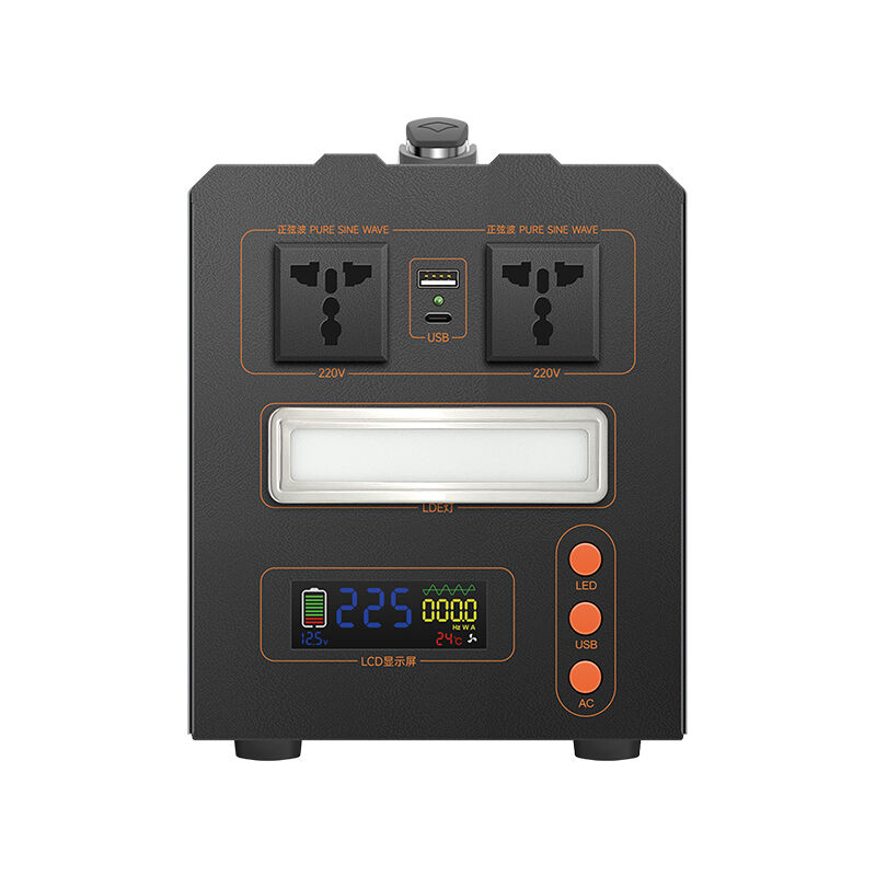 Lithium Ion 600W Portable Power Station Portable Battery Generator For Outdoor Solar Backup