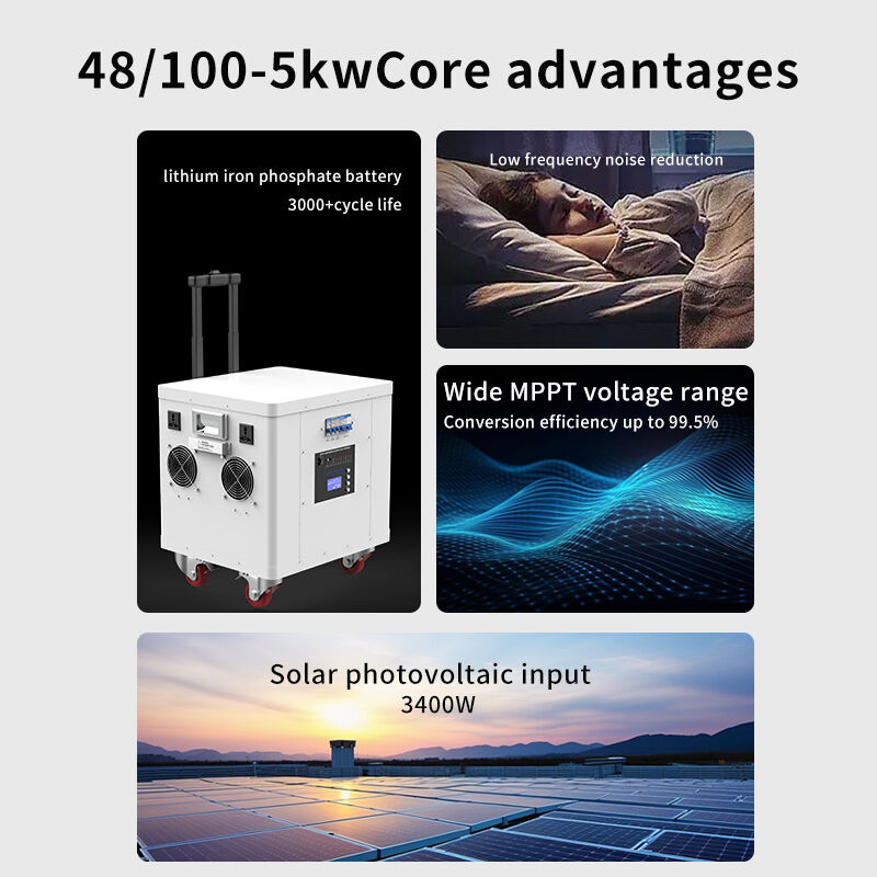3500W AC LiFePO4 Battery Portable Power Station 6000 Cycle Life For Solar Energy Storage