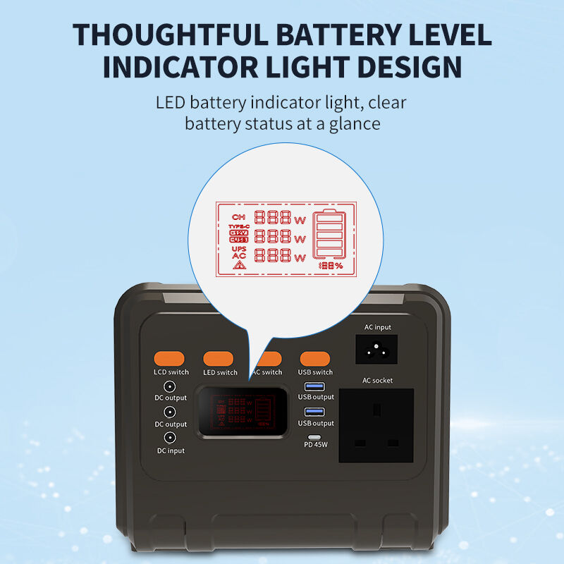 295Wh 300W Portable Power Station MPPT Pure Sine Wave Inverter Portable Solar Generator