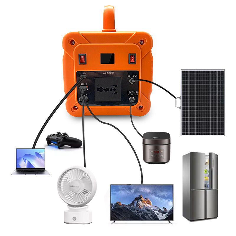 195Wh 300W Portable Power Station Camping Power Supply With LCD Function Display Screen