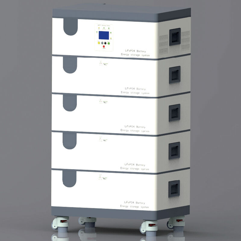 Hệ thống Ắc quy Lưu trữ Năng lượng LiFePO4 20kWh 51.2V 500Ah, Có thể Xếp chồng cho Gia đình