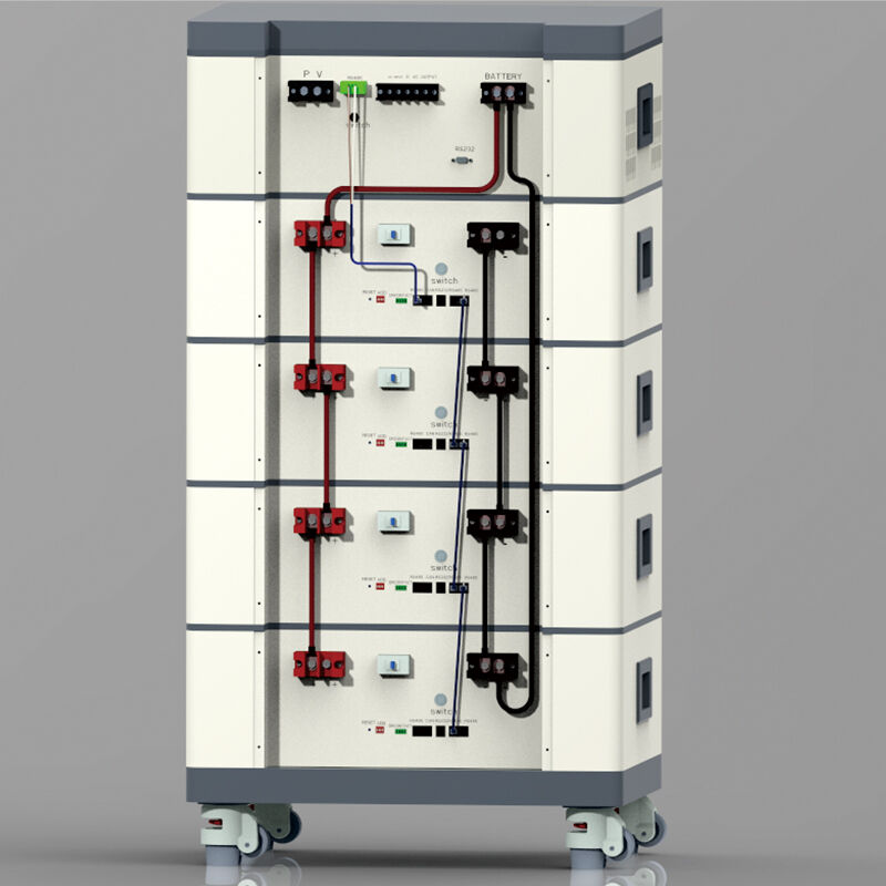 Hệ thống Ắc quy Lưu trữ Năng lượng LiFePO4 20kWh 51.2V 500Ah, Có thể Xếp chồng cho Gia đình