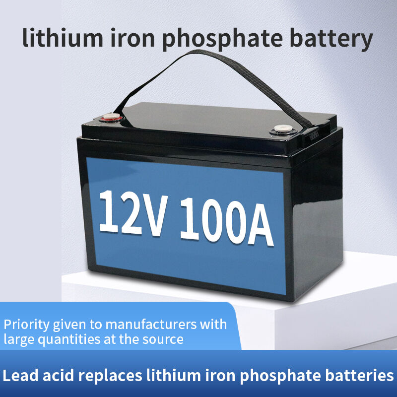 6000 Cycles Lithium Ion Battery Pack 12.8V 100Ah Rechargeable LiFePO4 Battery Pack For Home Use