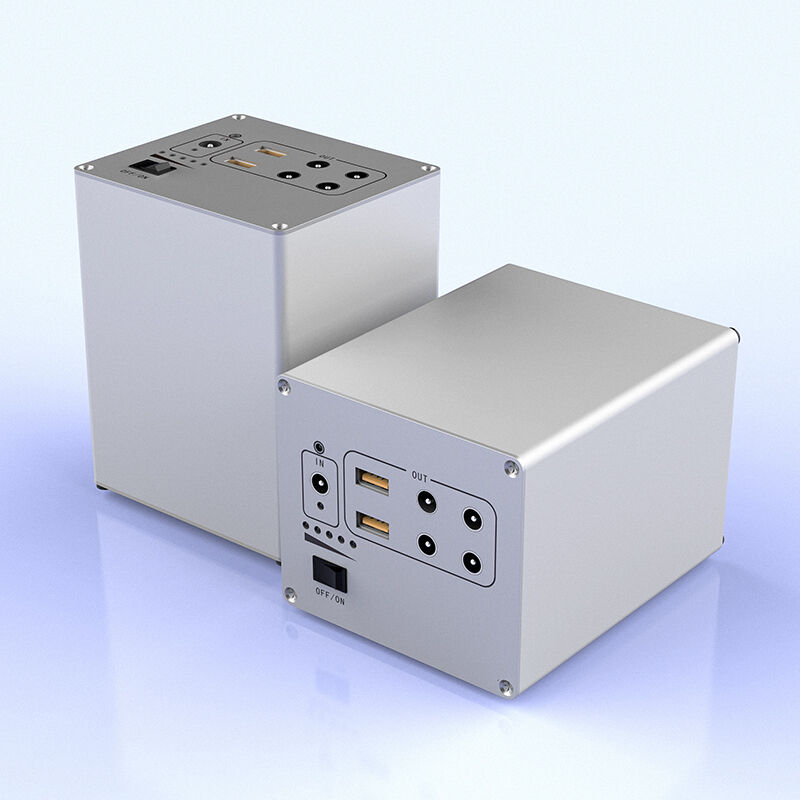 Compact 76.8Wh Portable Power Station with 12V DC Appliance Power and Solar Input