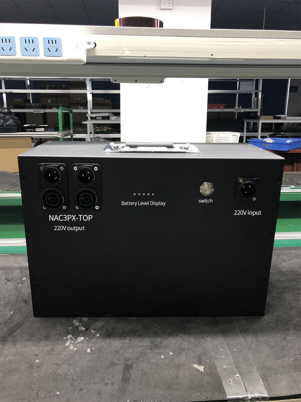 ایستگاه برق قابل حمل 600 واتی 1536 وات ساعتی با خروجی 220 ولت 50 هرتز برای نمایشگر LED و نورپردازی صحنه