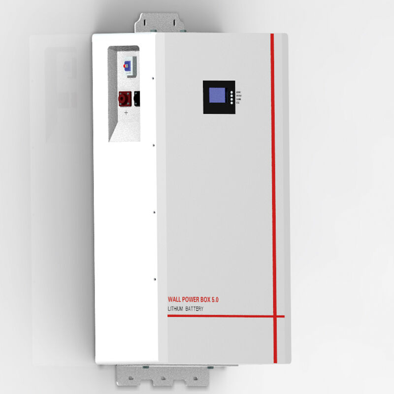 Wall Mounted Residential Solar Energy Storage System With 5.12kWh LiFePO4 Battery