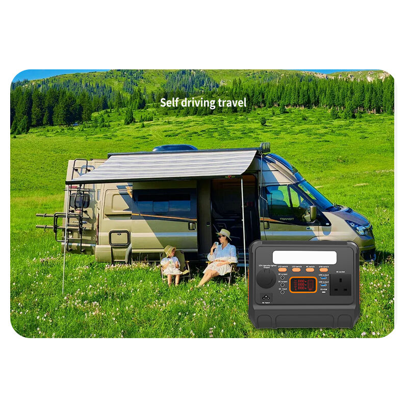 600W576Wh LiFePO4 Battery Portable Power Station with Sine Wave Output for Emergency Energy Storage