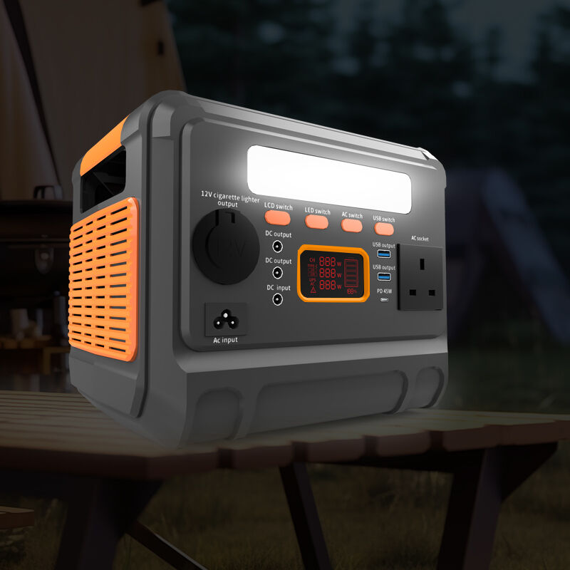 600W576Wh LiFePO4 Battery Portable Power Station with Sine Wave Output for Emergency Energy Storage