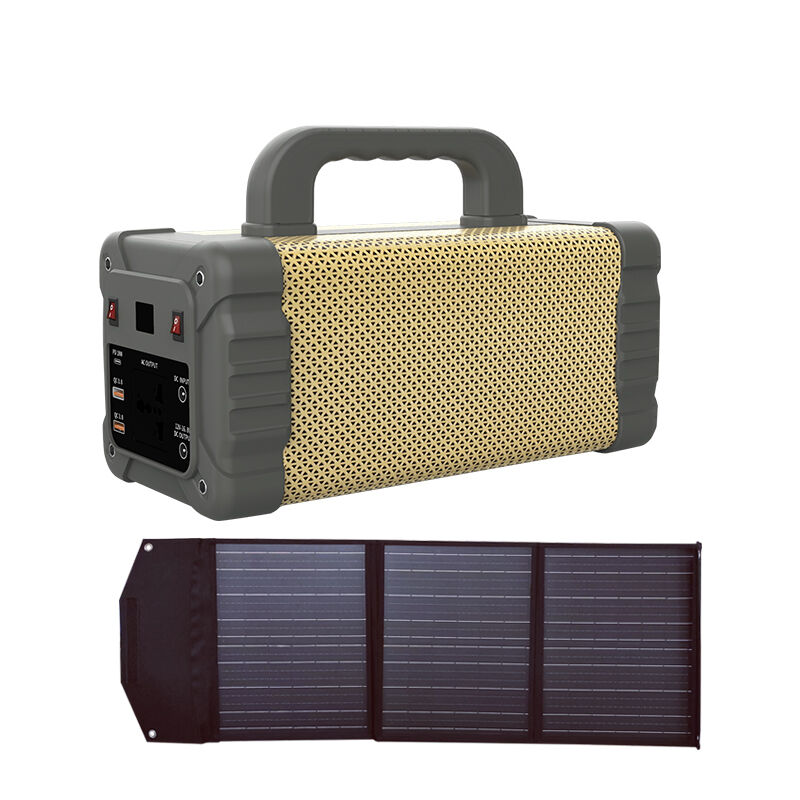 300W Portable Power Station with AC Output 220V/110V USB Output QC18W and TYPE-C Output PD18W