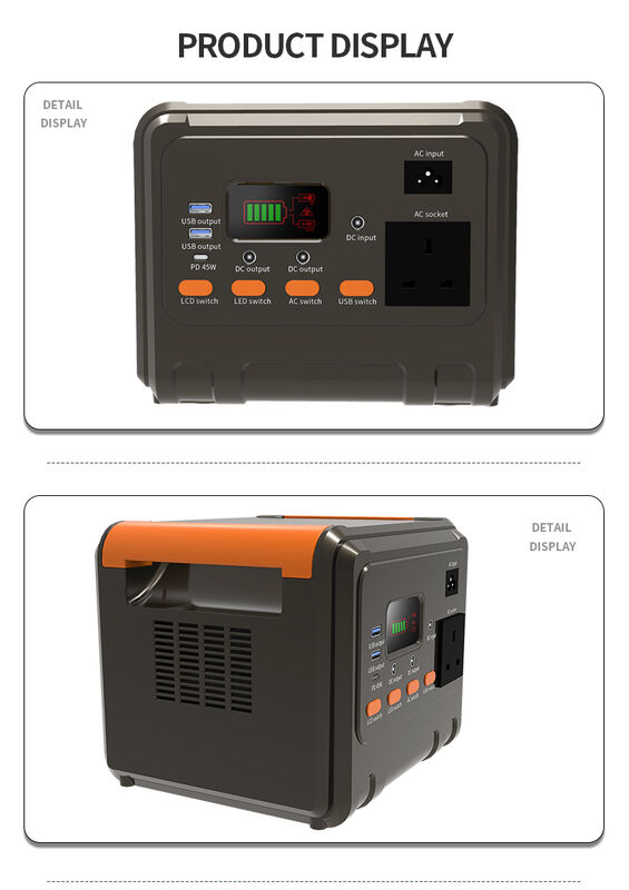 295Wh Capacity Portable Camping Power Station 220V 50Hz For Solar Charging