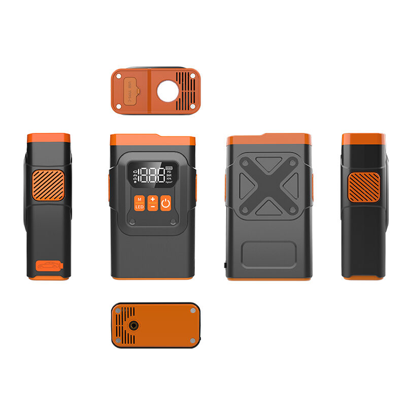 1200A Strumień szczytowy Przenośny starter samochodowy 8000mAh Przenośna bateria Jump Starter zintegrowany powietrze