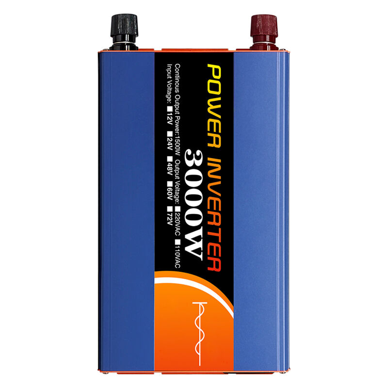 Portable 3000W Peak Power Solar Inverter with Pure Sine Wave Output for Lithium-Ion Battery Systems