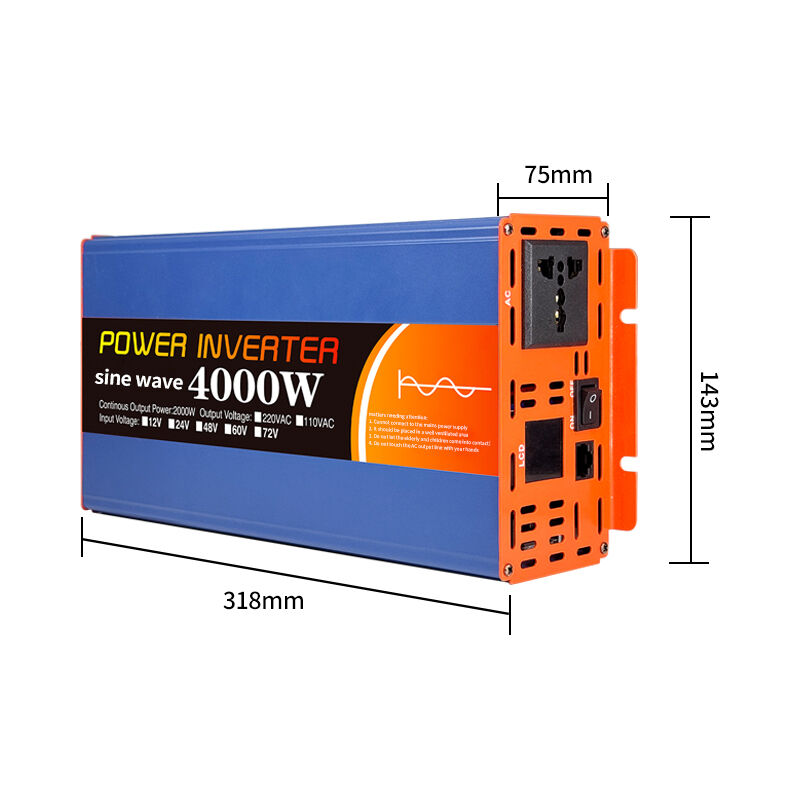 Portable Power Station with 4000W Peak Power 2000W Continuous Power and Advanced Protection Features for Reliable Energy Supply