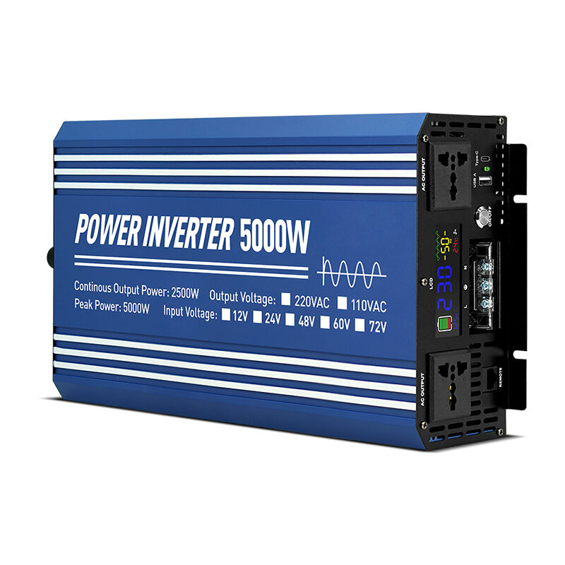 Portable Power Station with 5000W Peak Power 2500W Continuous Power and Pure Sine Wave Output for Reliable Energy Supply
