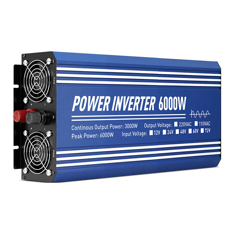 6000W Peak Power Portable Power Station with 110V/220V AC Output and Low Voltage Alarm
